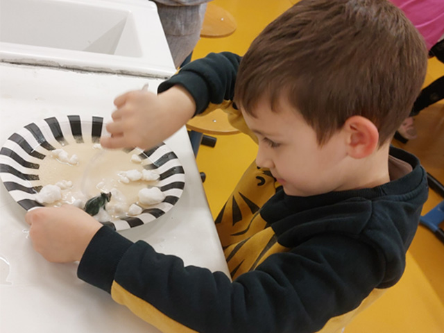 Little paleontologists in action