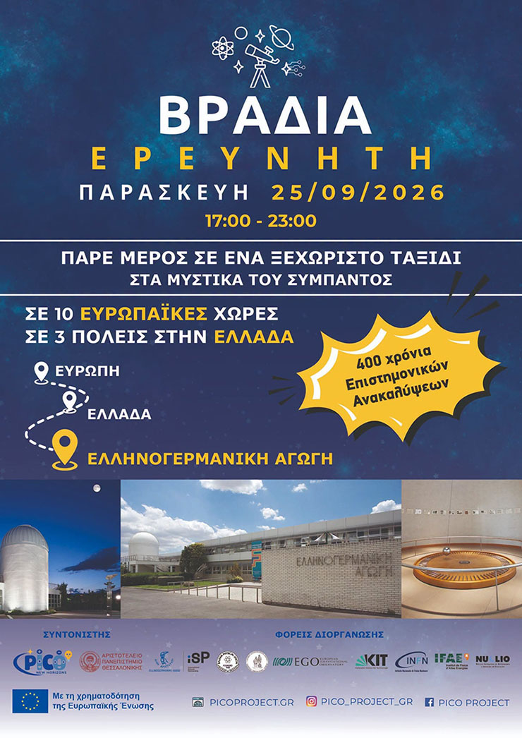 Βραδιά Ερευνητή 2026